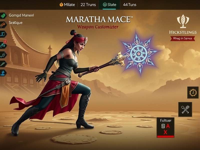 Maratha Mace Vanquisher combat strategy illustration